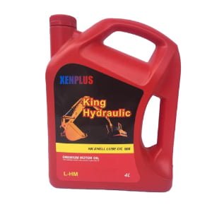 XENPLUS Hydraulic 68# L-HM Anti-Wear Hydraulic Oil 4L High Pressure Protection for Excavators & Forklifts