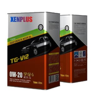 XENPLUS TG-V12 API SP Ester Full Synthetic Engine Oil SAE 0W-20 0W-30 Fuel Efficient Lubricant for Advanced Automotive Engines